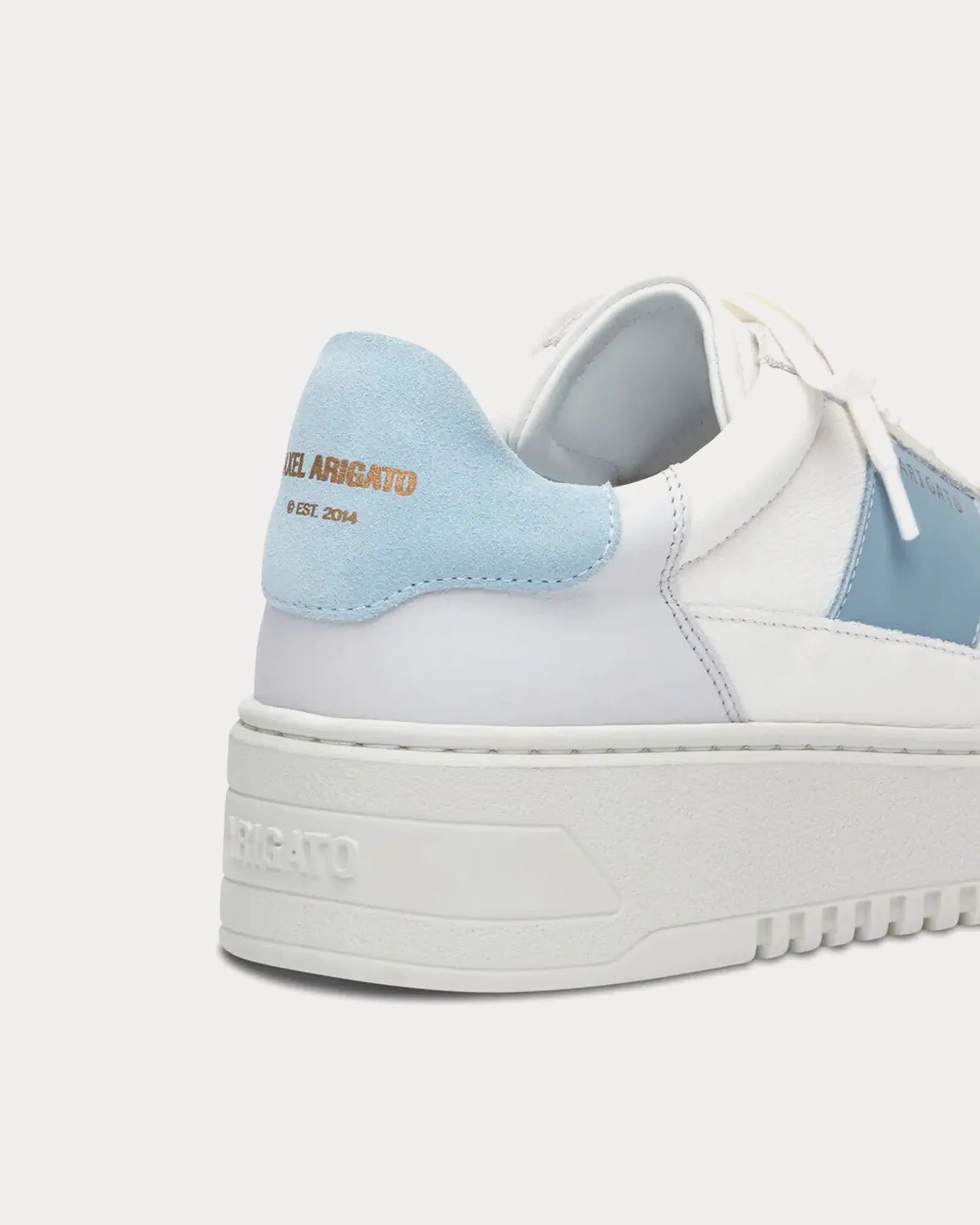 Orbit Vintage White / Light Blue Low Top Sneakers