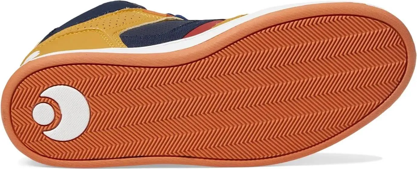 Osiris NYC 83 CLK Tan Navy Red Mens Hi Top Skate Trainers