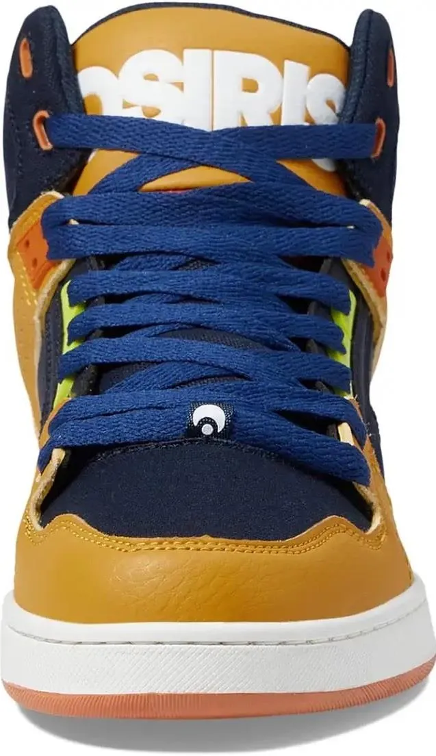 Osiris NYC 83 CLK Tan Navy Red Mens Hi Top Skate Trainers