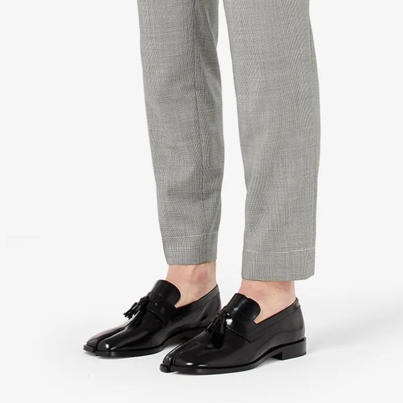Patent Calfskin Black Loafers Unisex