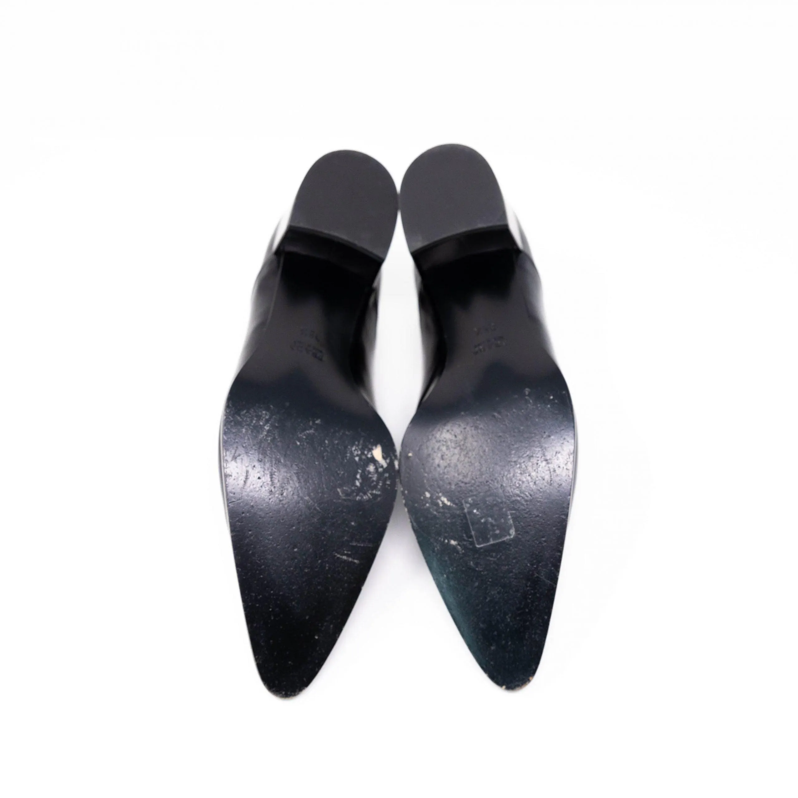 Prada Black Oxford Loafers 38.5