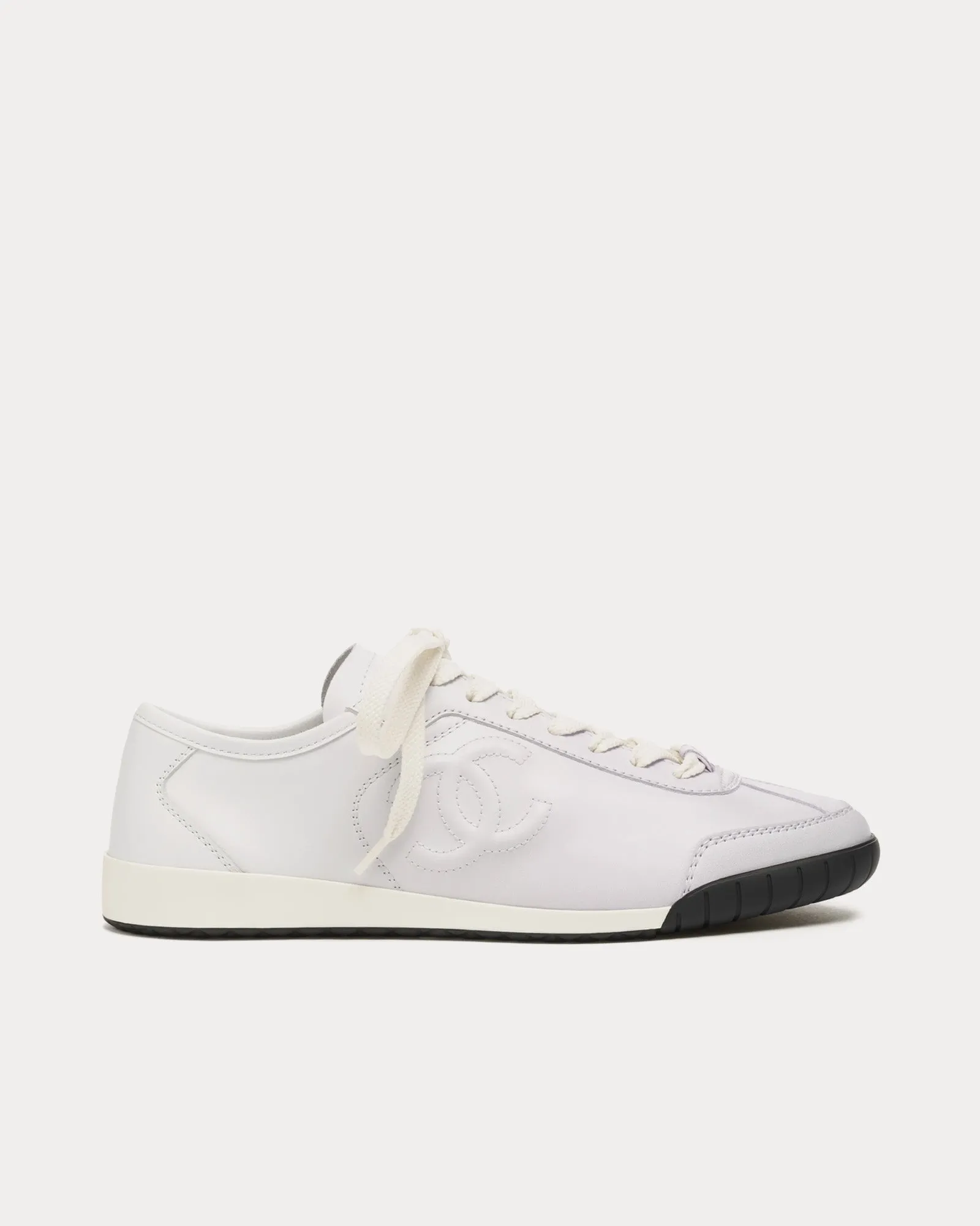 Printed Calfskin Light Purple Low Top Sneakers