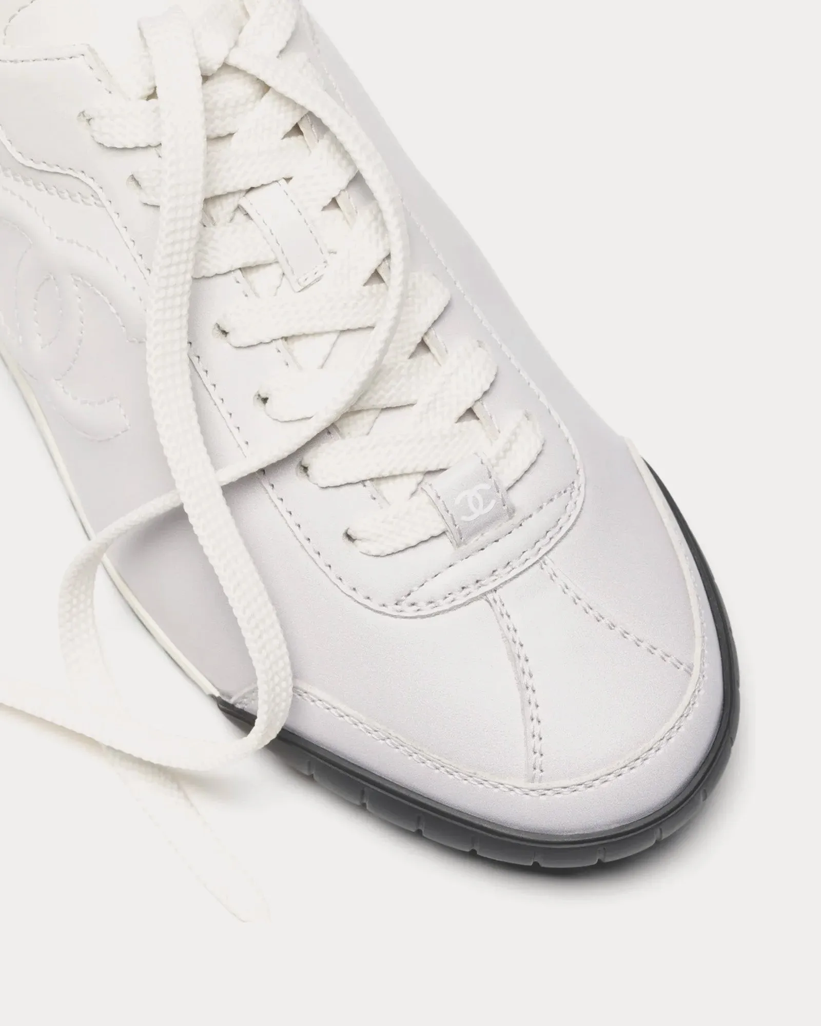 Printed Calfskin Light Purple Low Top Sneakers
