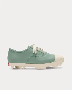 P.T.U. Trainer Canvas Light Green Low Top Sneakers