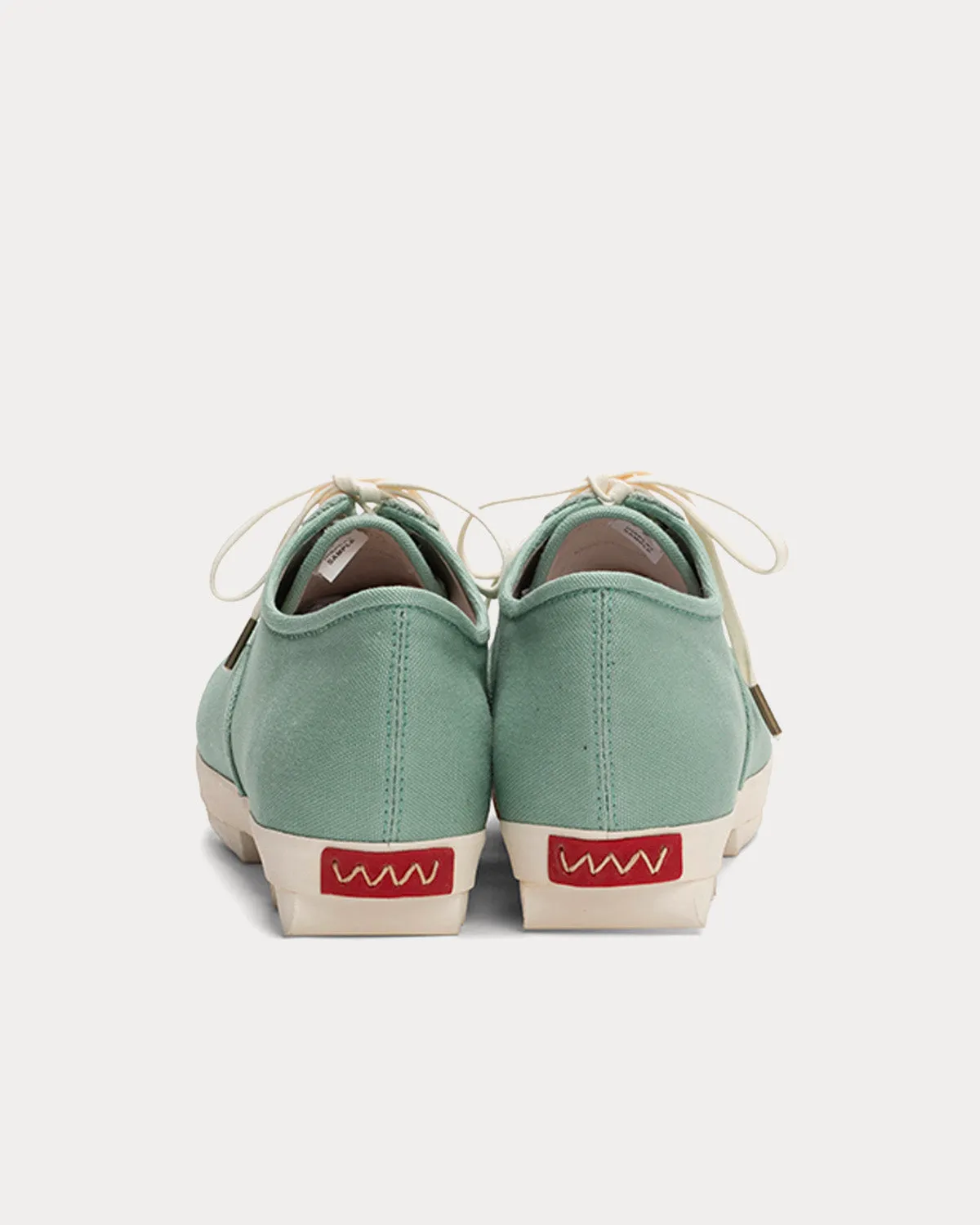 P.T.U. Trainer Canvas Light Green Low Top Sneakers