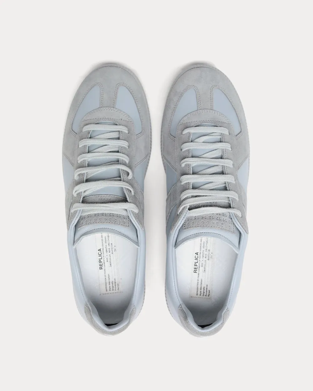 Replica Light Grey Low Top Sneakers