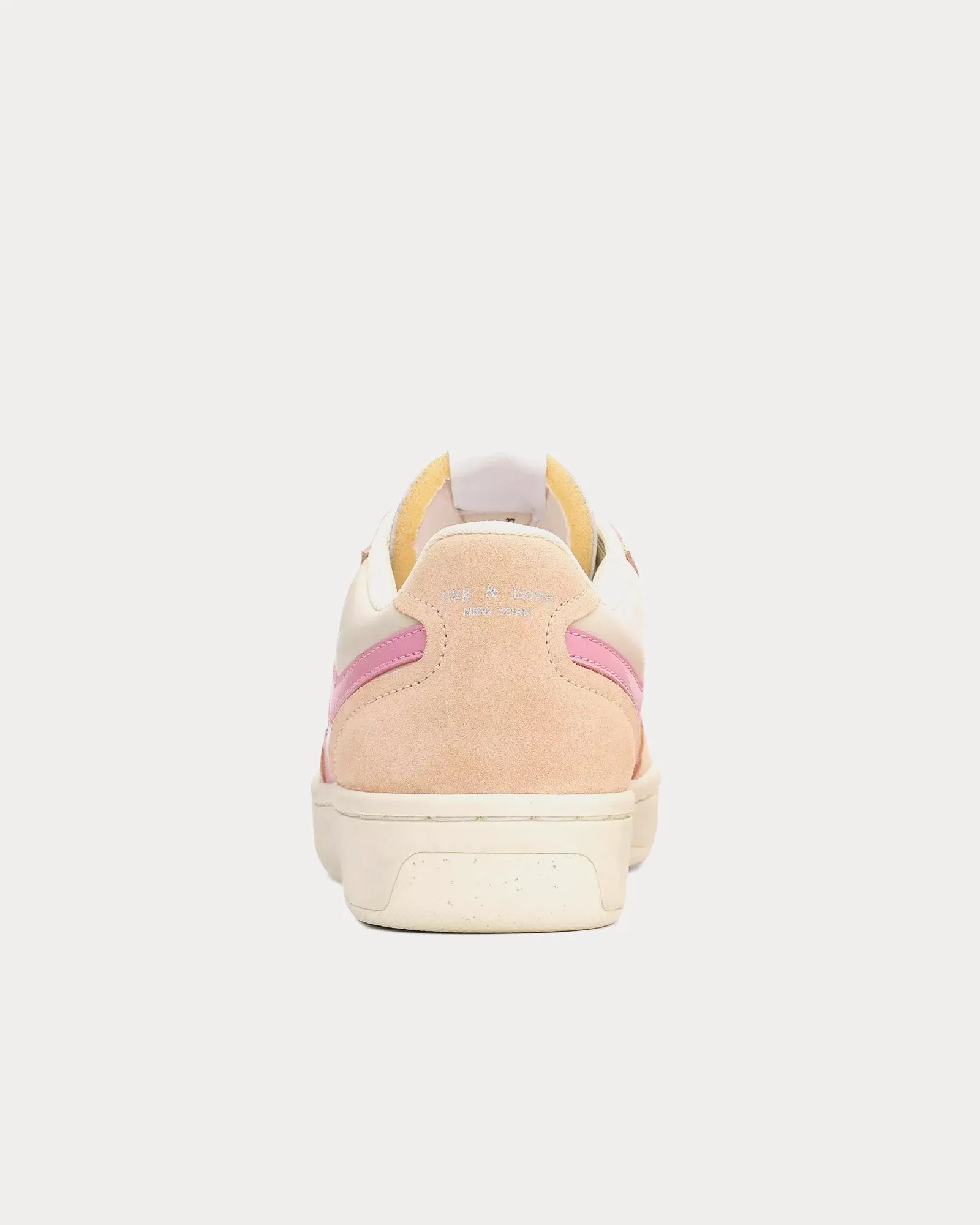 Retro Court Leather Turtle Dove / Sakura Pink Low Top Sneakers