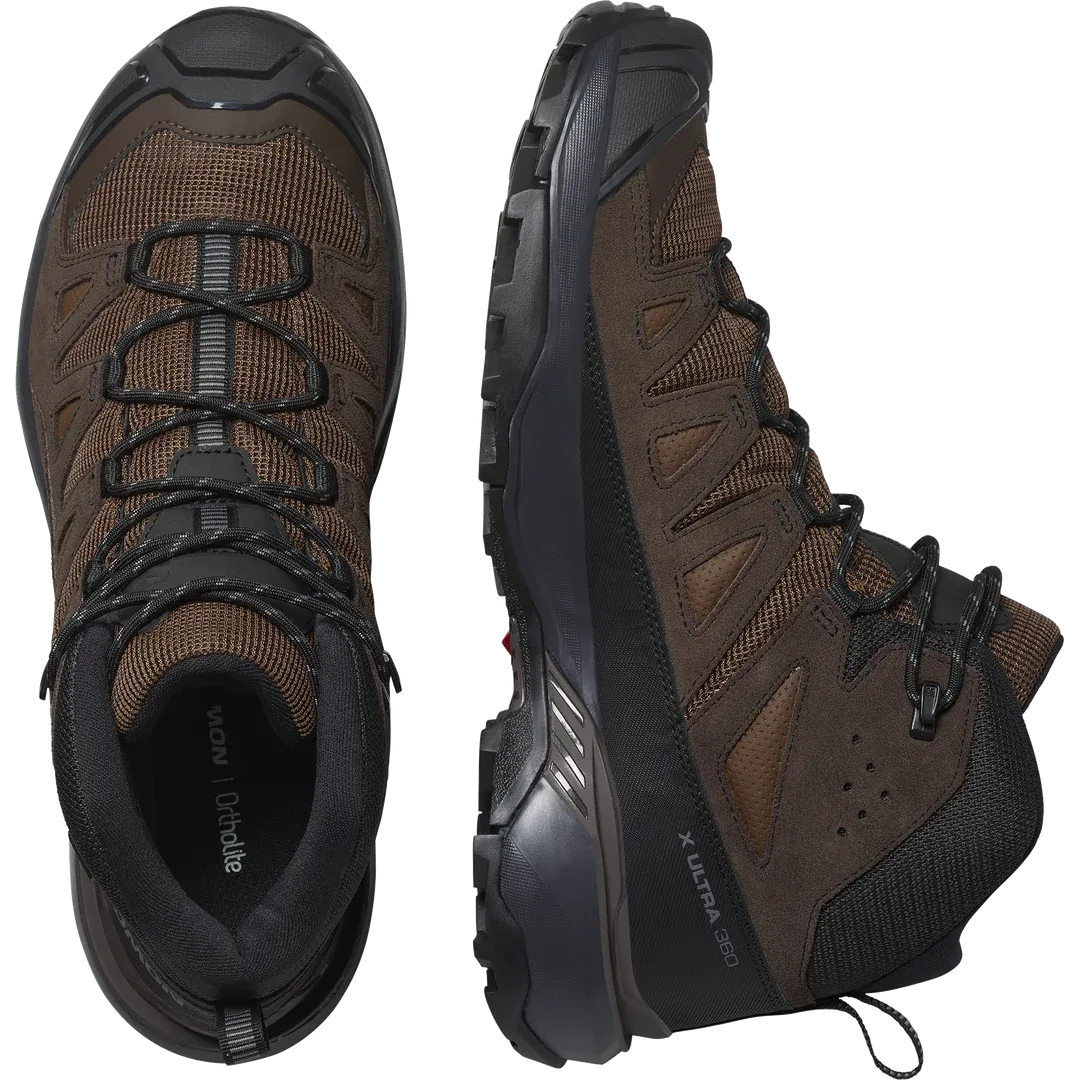 Salomon Men's X Ultra 360 Leather Mid Gore-Tex Hiking Boots