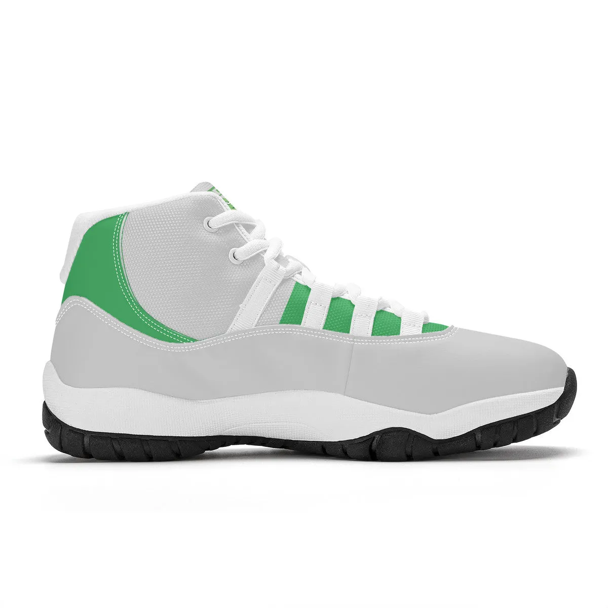 Turtle  High Top Air Retro Sneakers - Grey