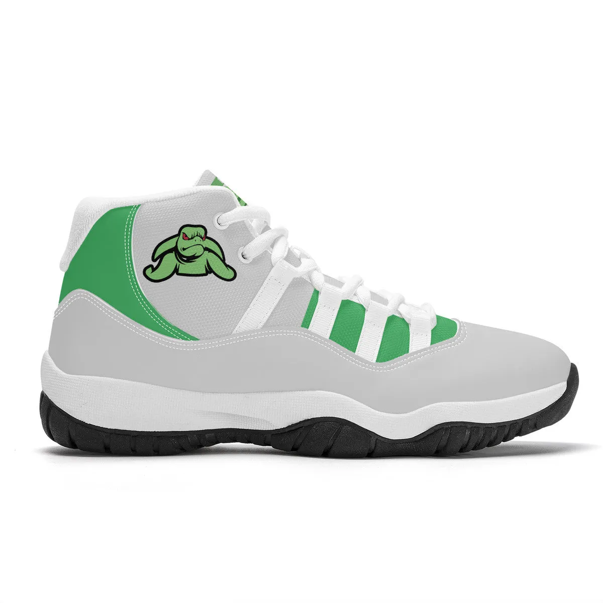 Turtle  High Top Air Retro Sneakers - Grey