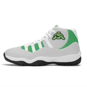 Turtle  High Top Air Retro Sneakers - Grey