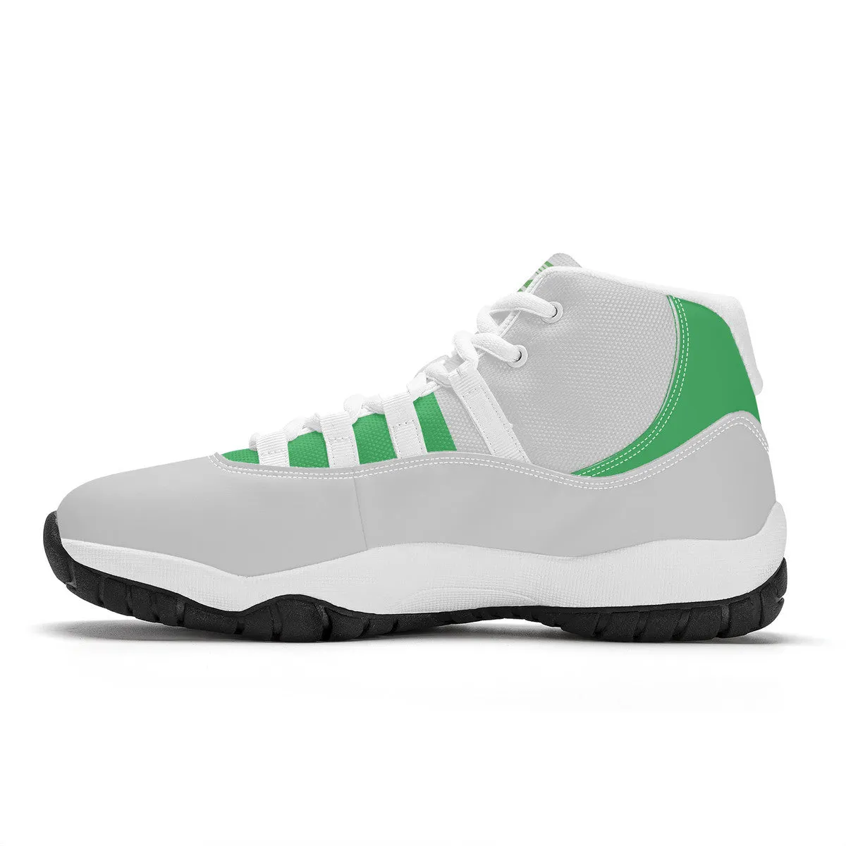 Turtle  High Top Air Retro Sneakers - Grey