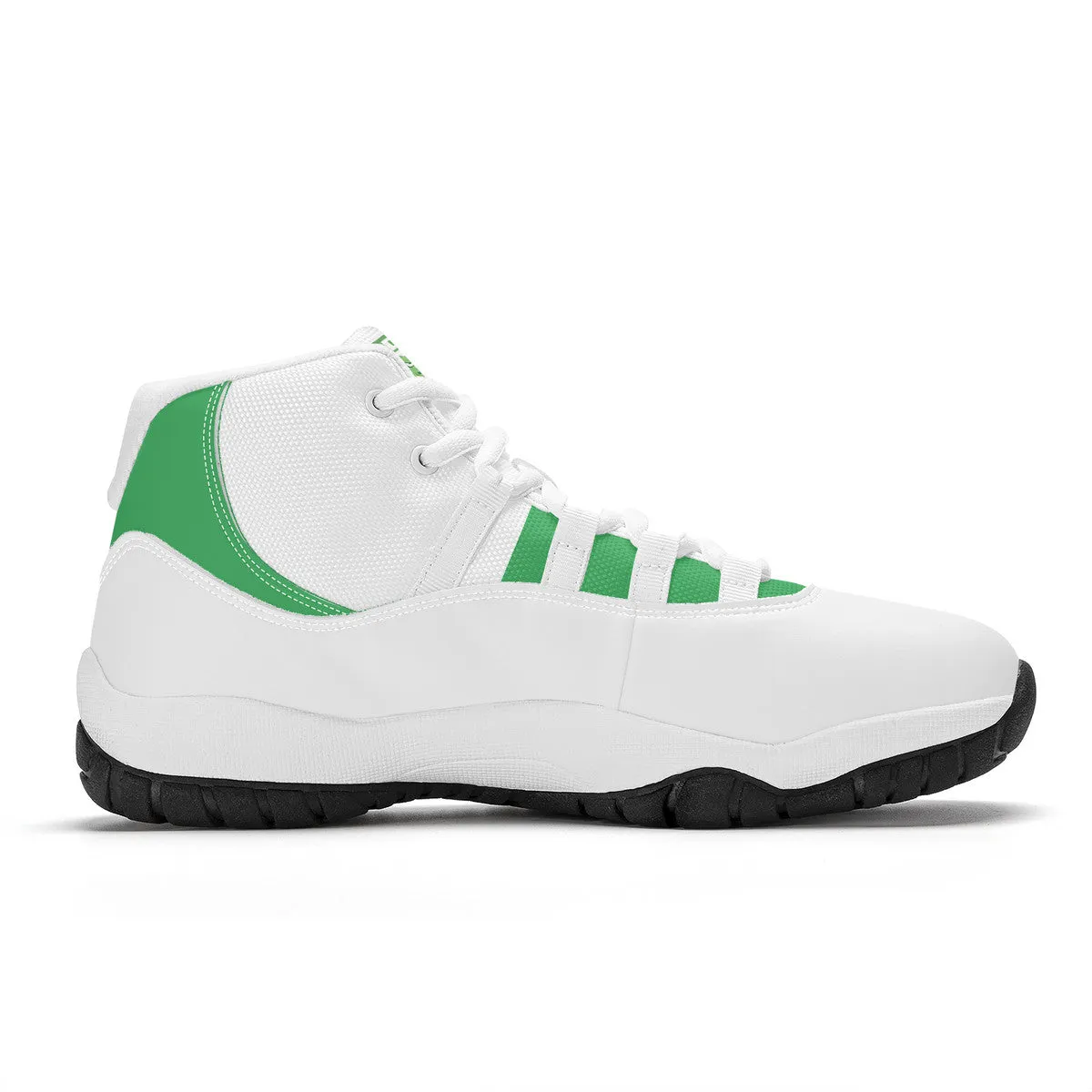 Turtle High Top Air Retro Sneakers - White