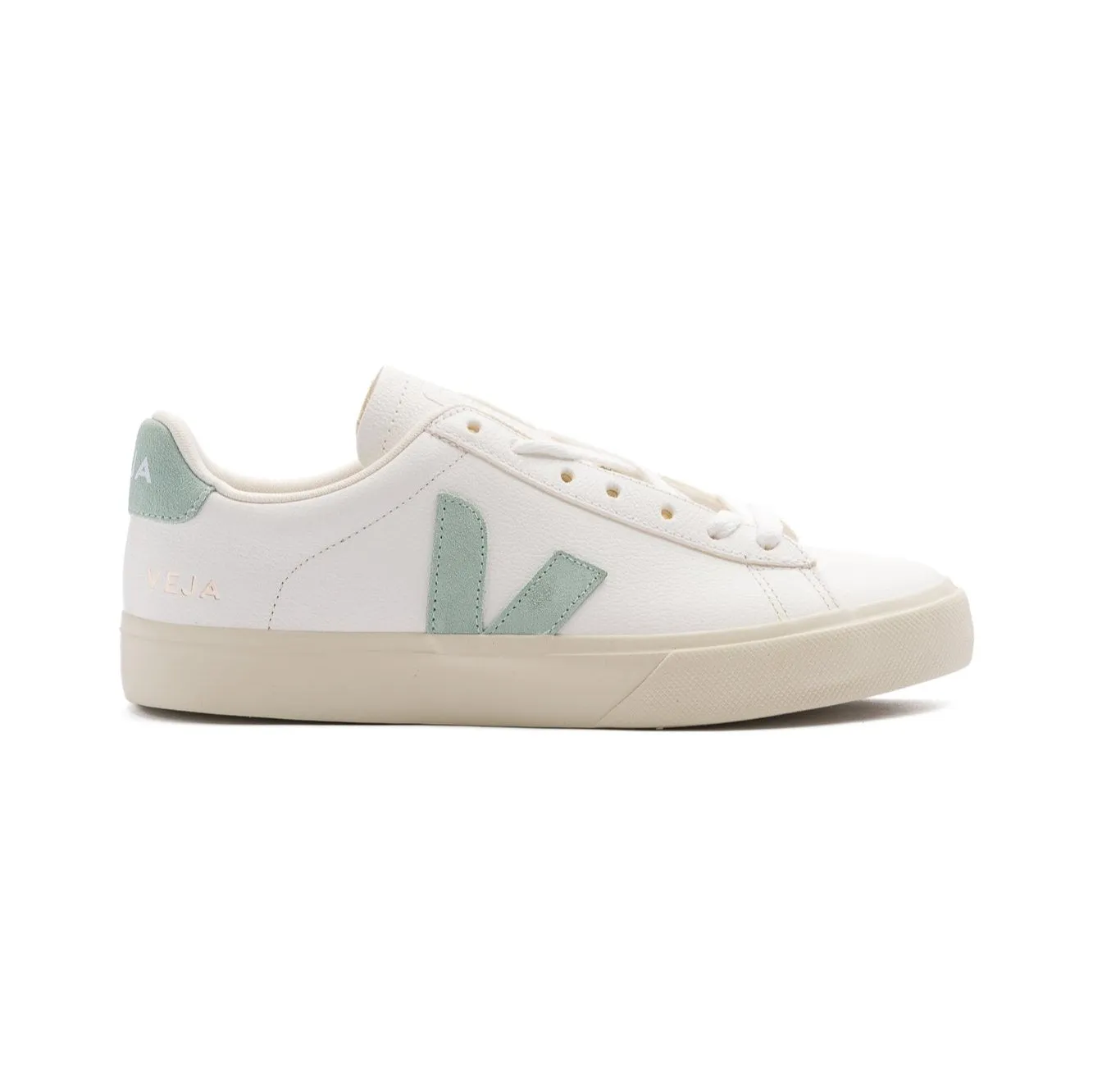 Veja Campo ChromeFree Leather Shoe - White/Matcha