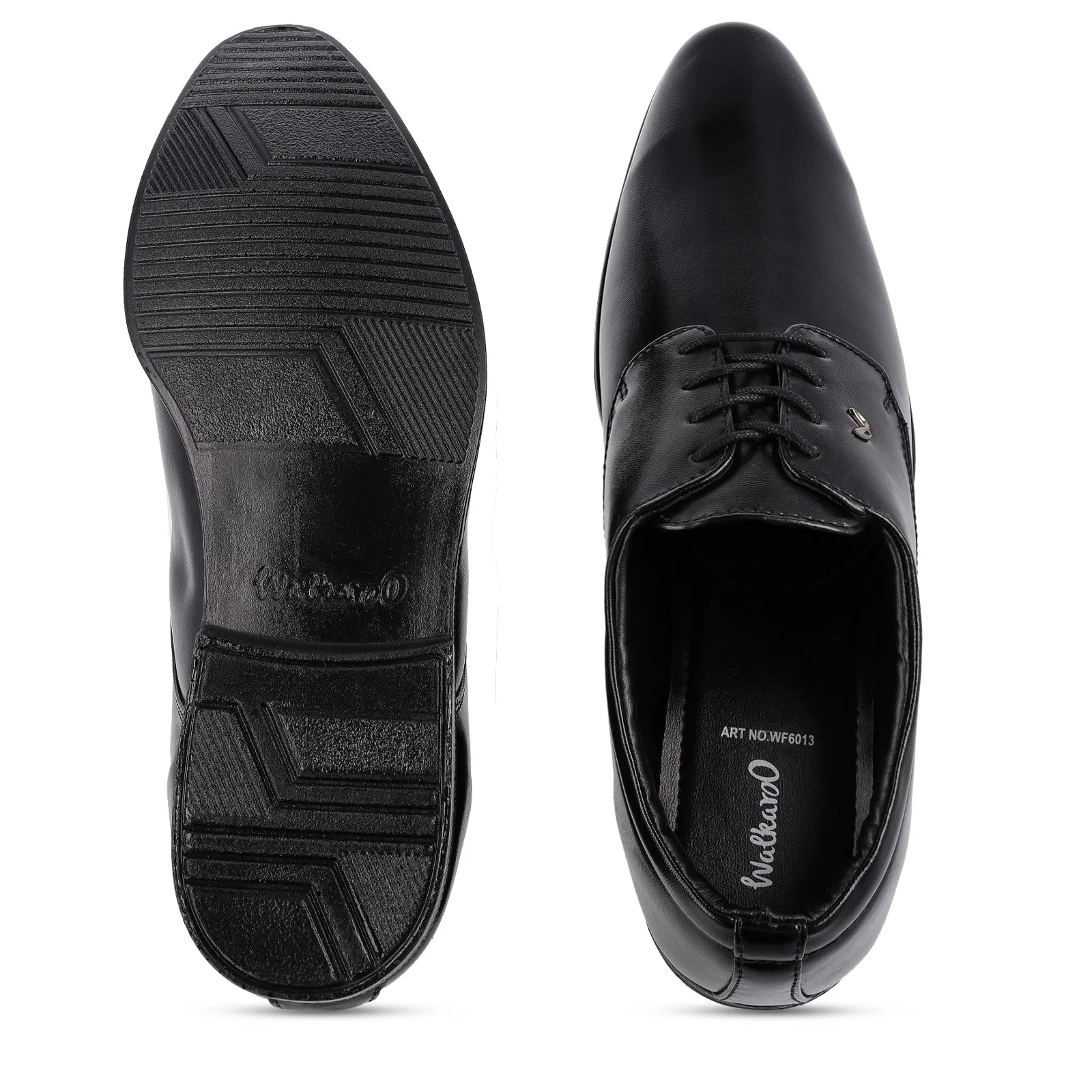 Walkaroo Xgo Men Derby Formal Shoes - WF6013 Black