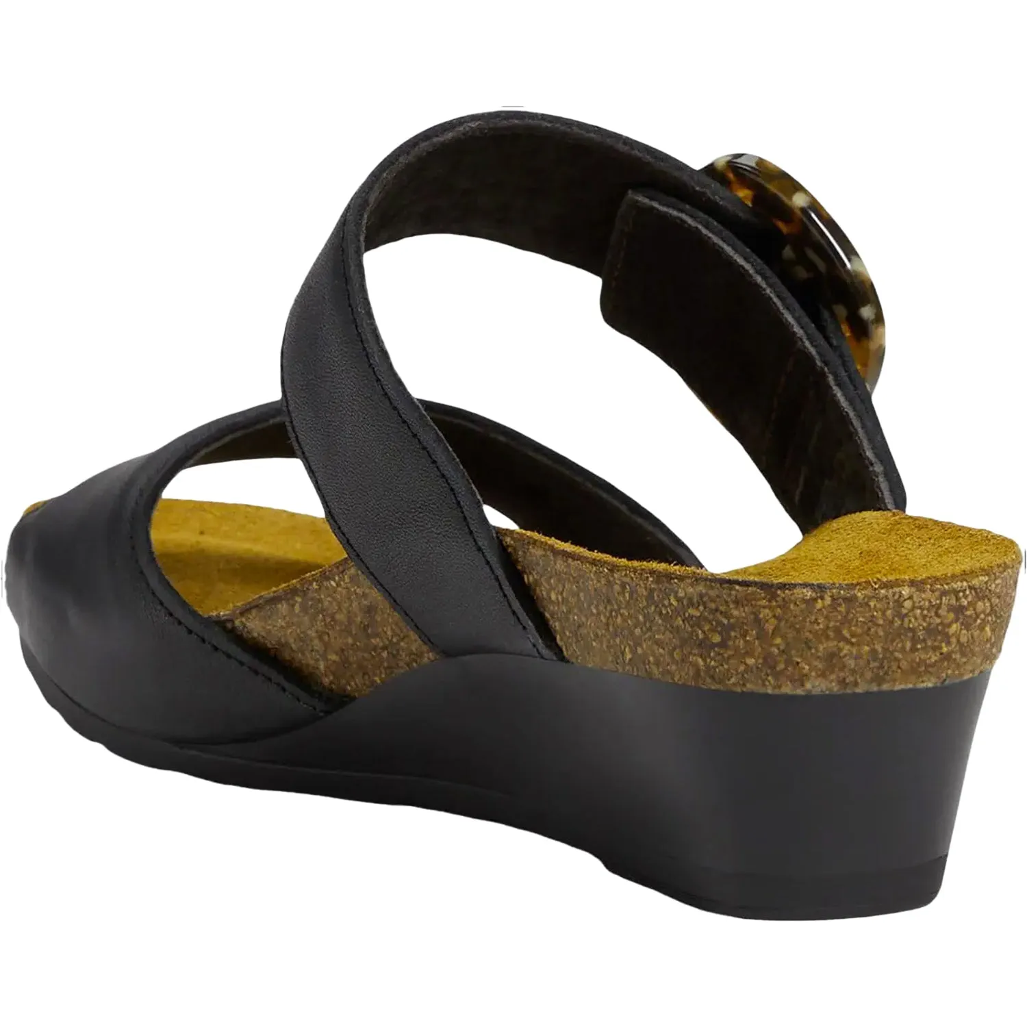 Women's Naot Kingdom Jet Black Leather