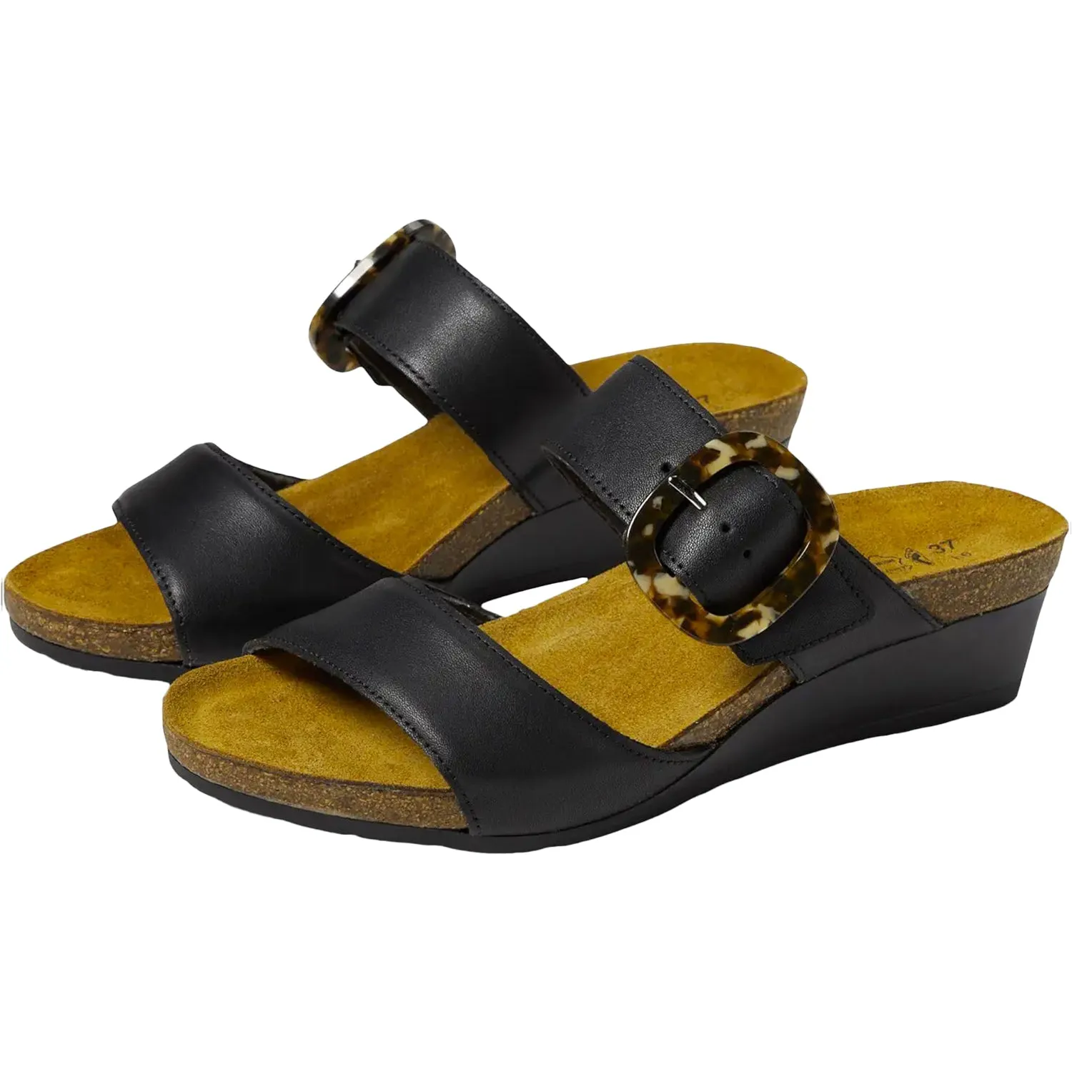 Women's Naot Kingdom Jet Black Leather