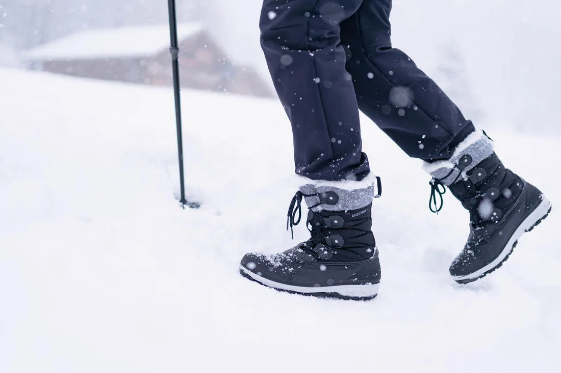 Women's waterproof warm snow boots - SH500 high boot