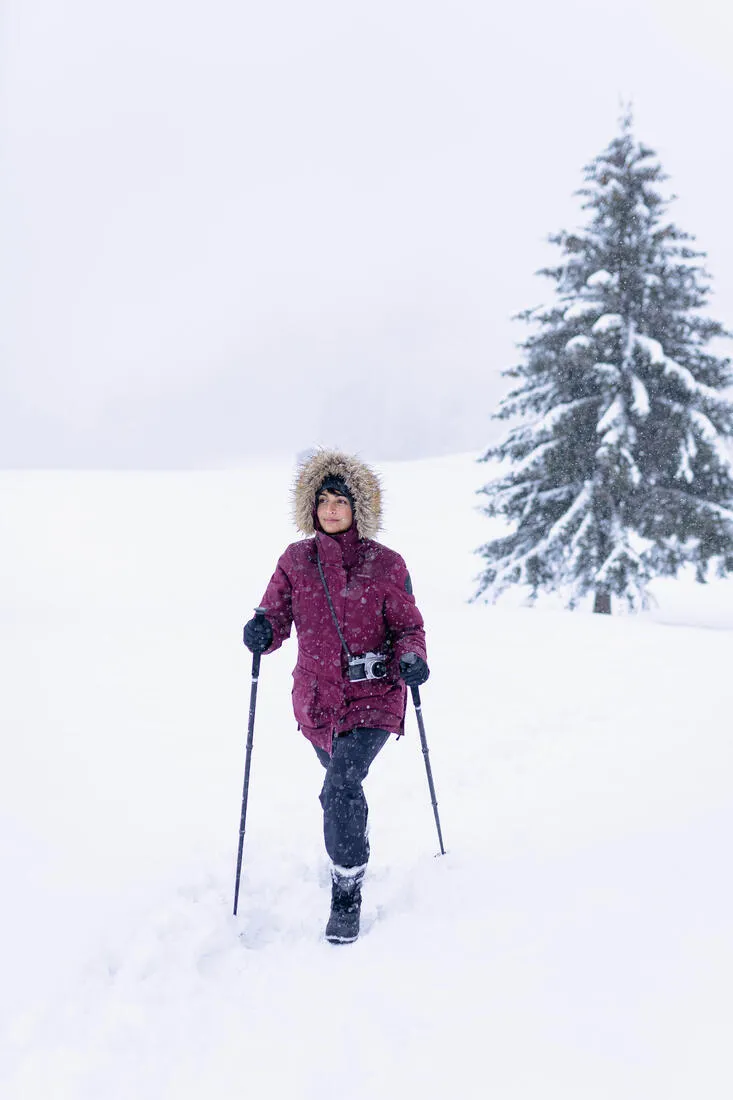 Women's waterproof warm snow boots - SH500 high boot