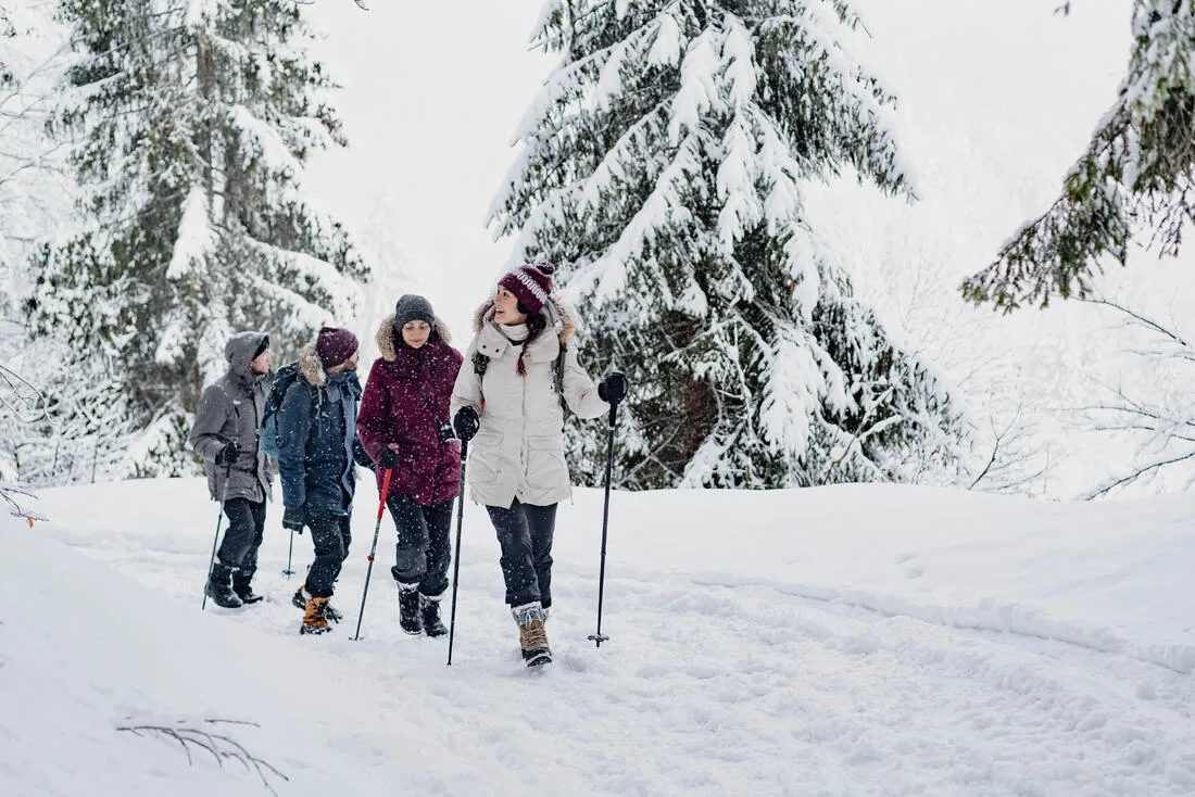Women's waterproof warm snow boots - SH500 high boot